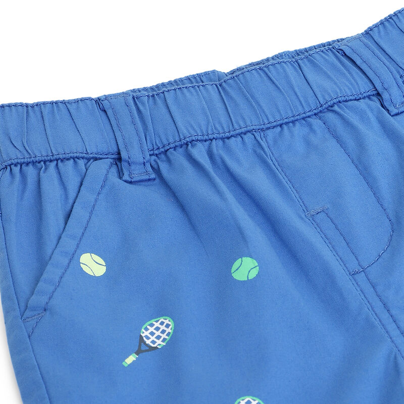 Boys Medium Blue Printed Shorts image number 2